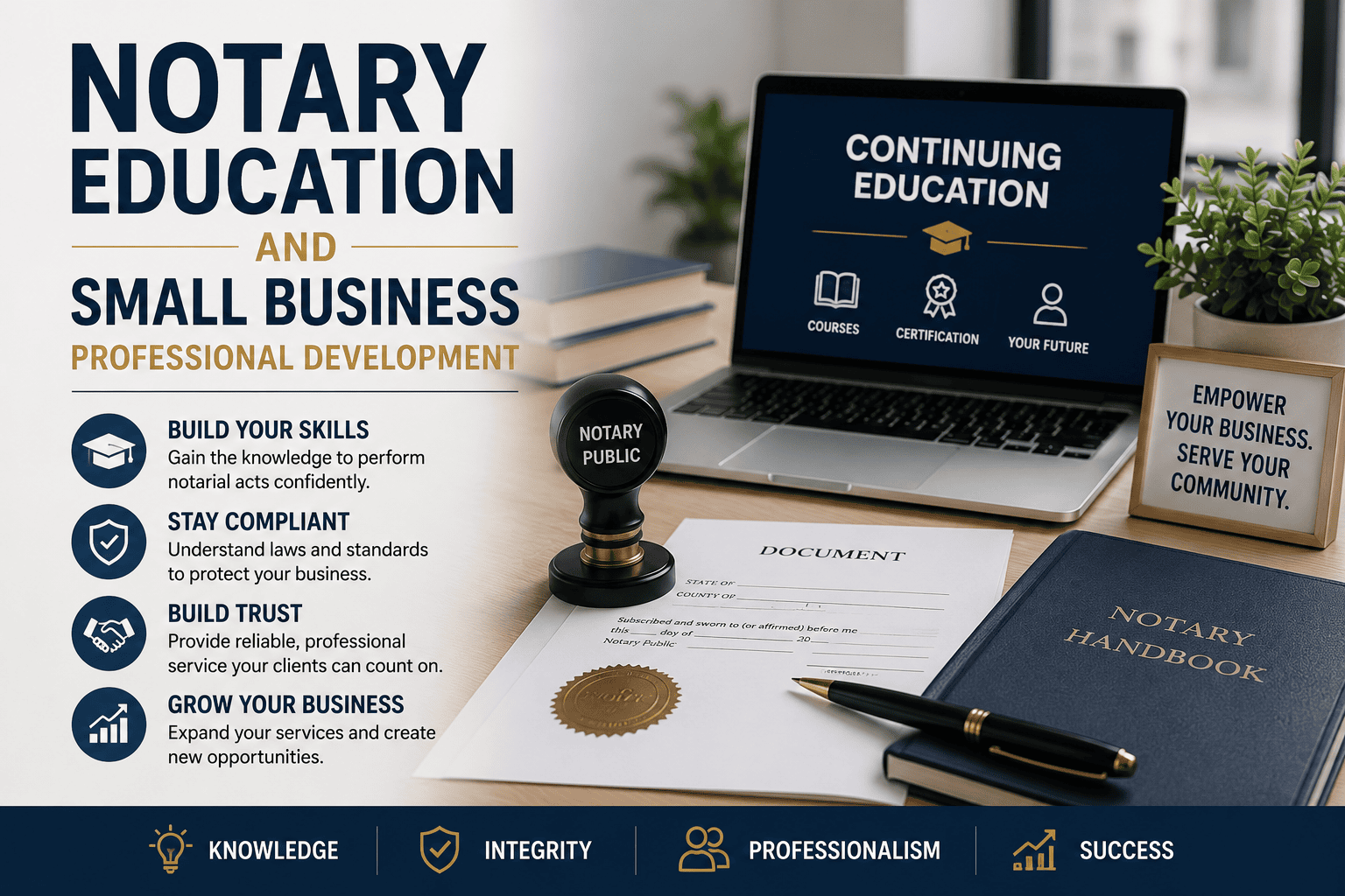 Notary Education and Small Business Professional Development
